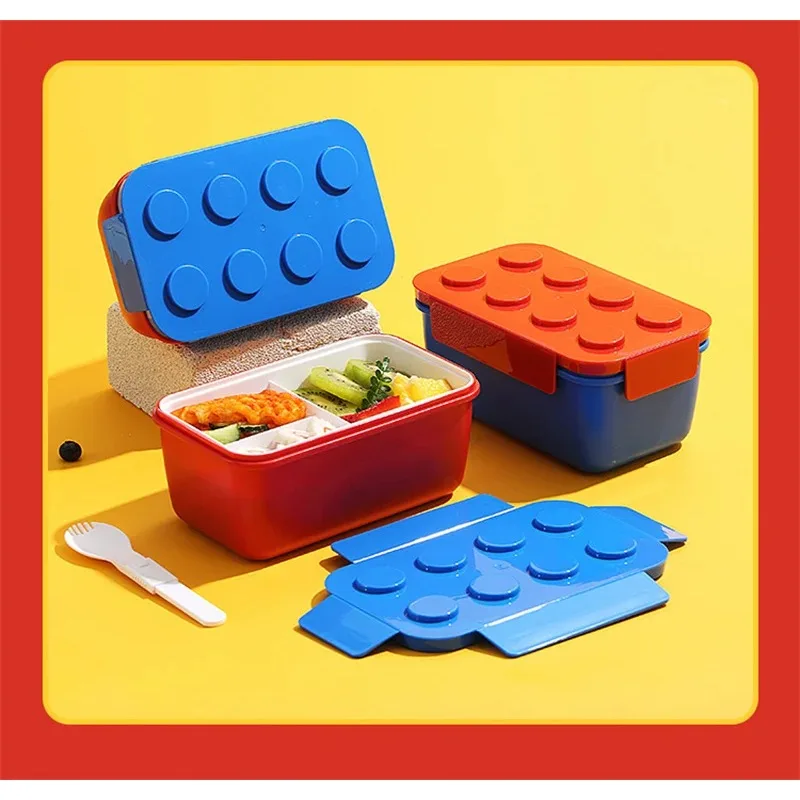 Food Storage Building - 도시락 상자 DIY 빌딩 블록 어린이를위한