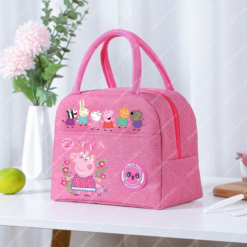 Food Storage Zip Bags - 소녀 애니메이션 귀여운 점심 도시락 가방
