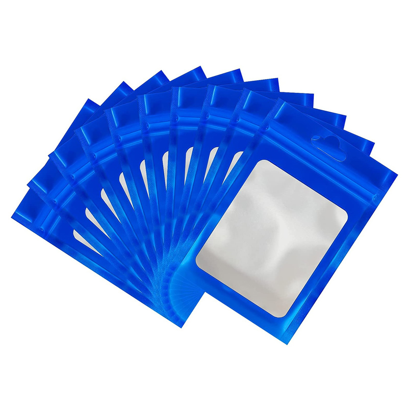 Food Storage In Mylar Bags - 1000개 블루 마일라 백, 재밀봉 가능한