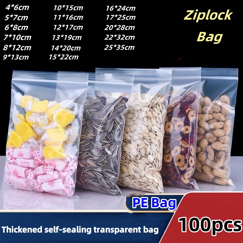 Food Storage Vacuum Bags - 투명 가방 지퍼락 식품 보관 가방