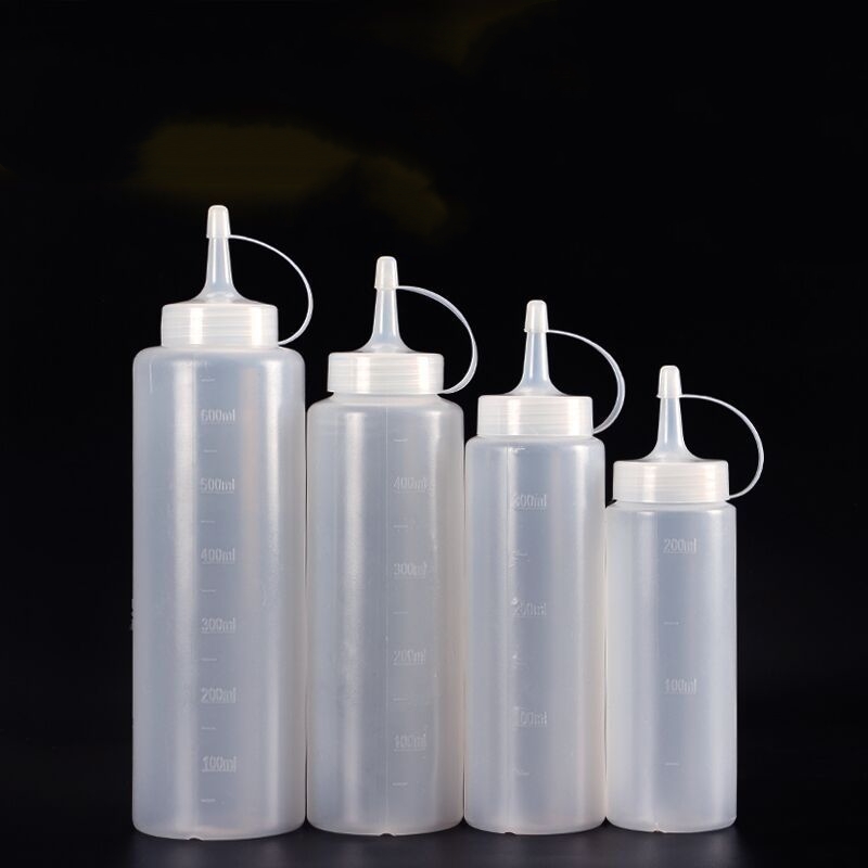 Condiment Squeeze Bottle - 노즐이있는 대형 짜기 조미료 병 케첩