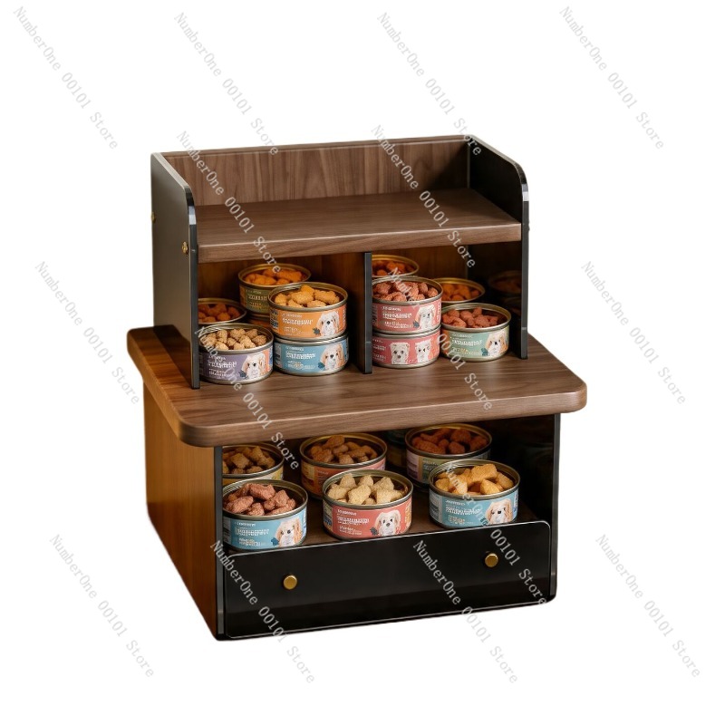Food Storage Freeze Dried - 대용량 다층 애완동물 간식 보관 랙