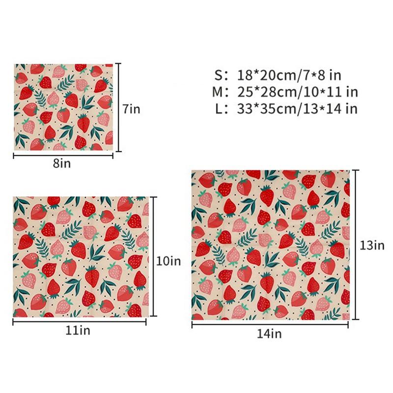 Beeswax Food Wrap - 밀랍 식품 포장지 친환경 주방 포장지