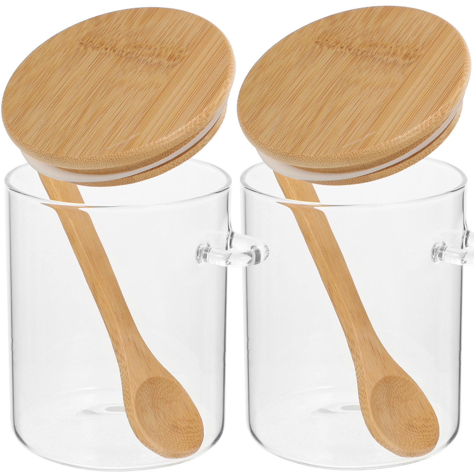 Food Storage Kitchen - 2개 밀가루 설탕 보관 용기 투명