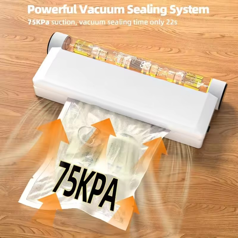 Food Storage Vacuum Bags - 식품 보관 진공 밀봉기 75KPA 강력