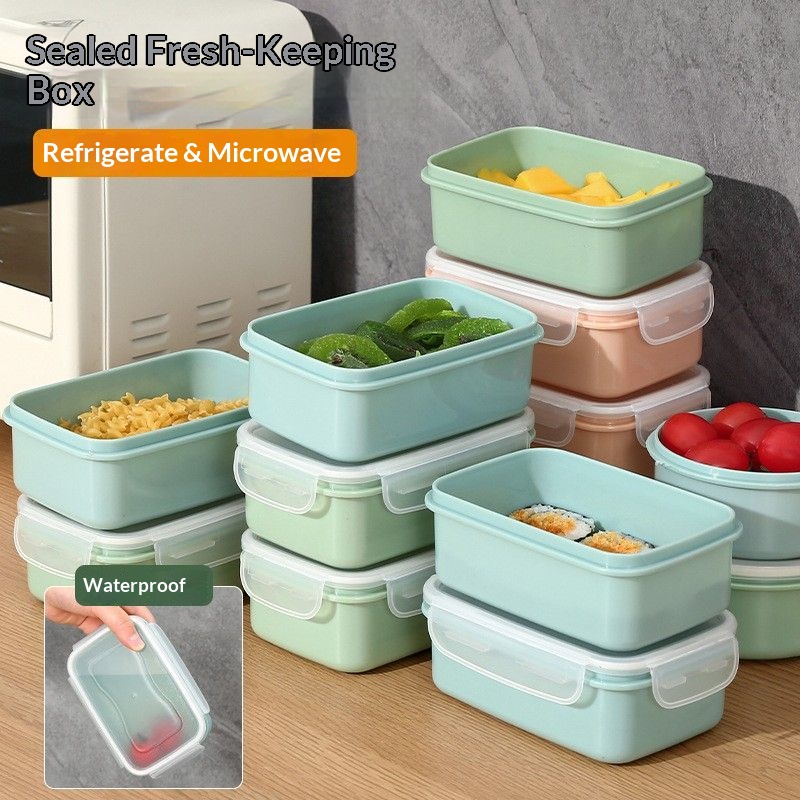 Food Storage Square Containers - 밀폐 식품 보관 용기 BPA 프리