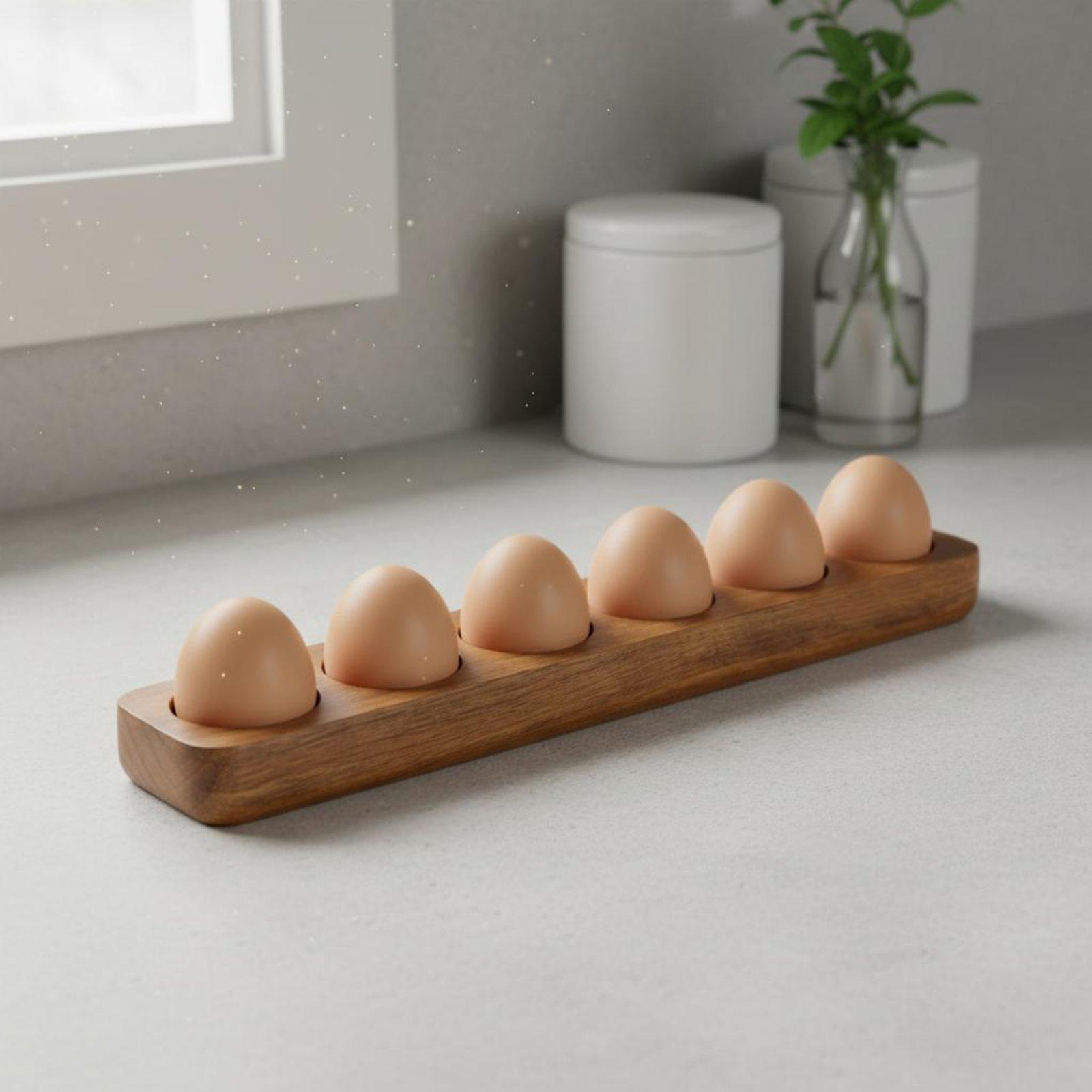 Food Storage Building - 나무로 만든 달걀 받침대, 튼튼하고 두꺼운