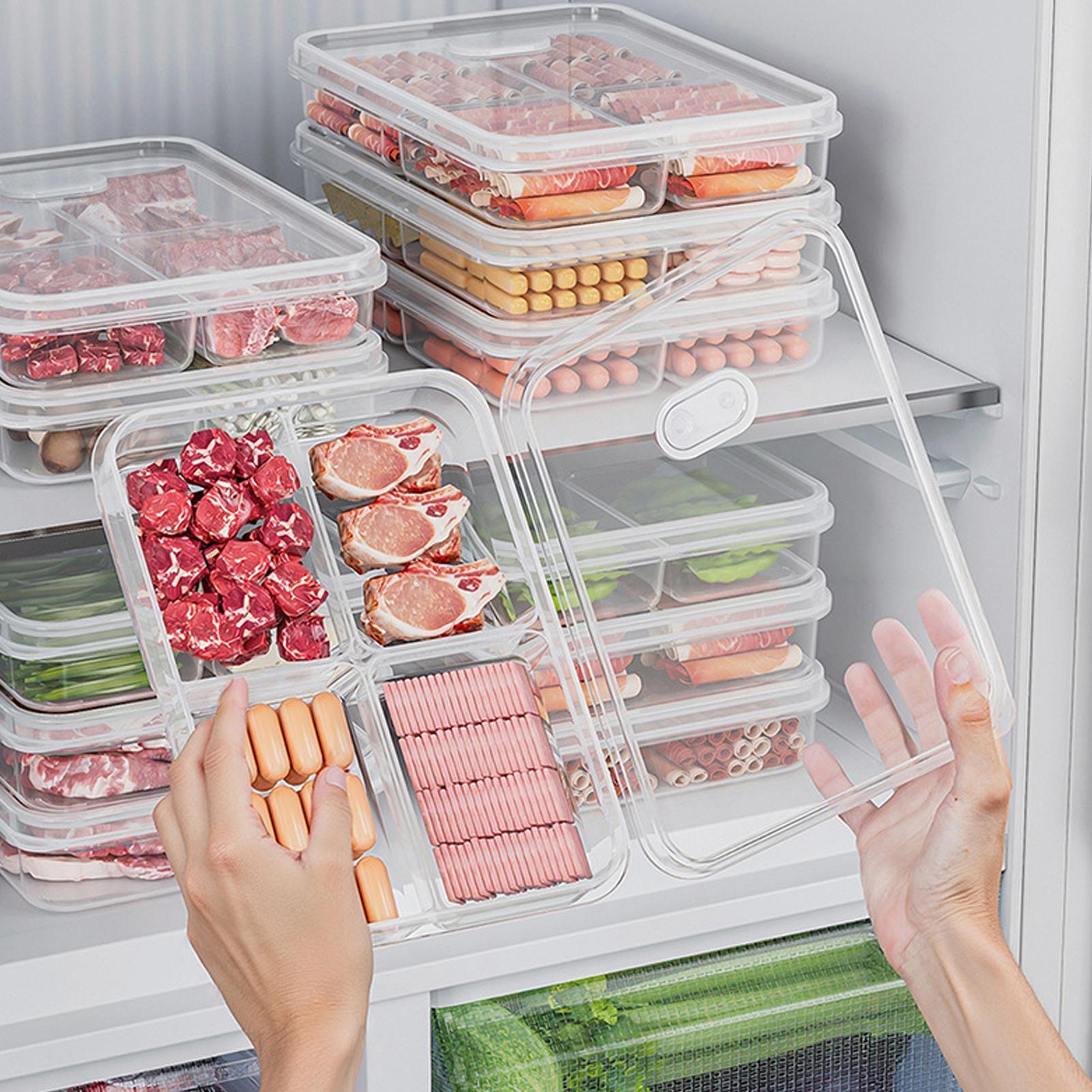 Food Storage Square Containers - 1PC 냉장고 보관 상자 고기 야채