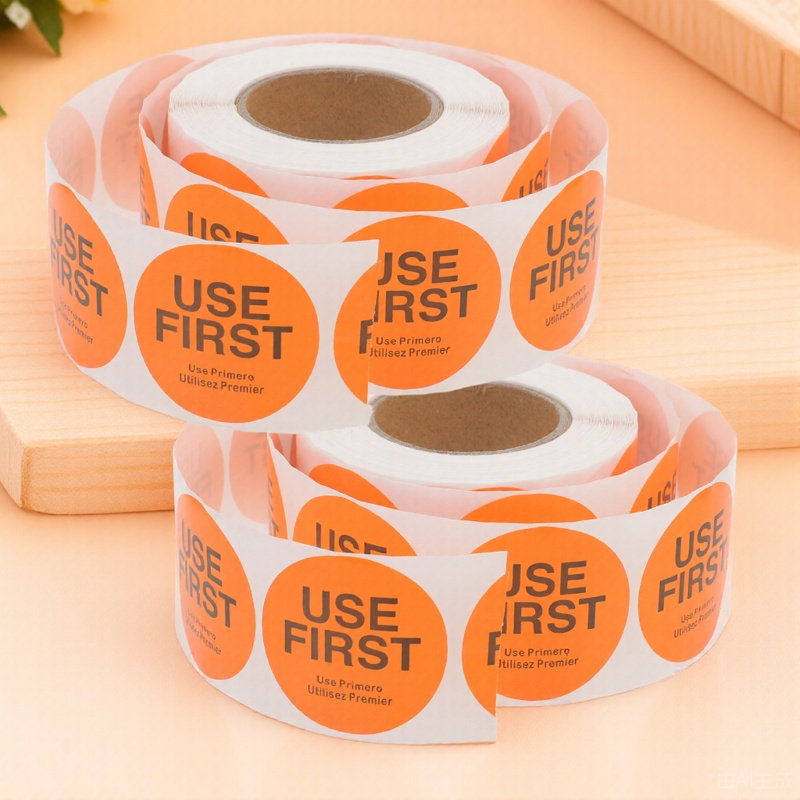 Food Storage Labels - 2롤 재고 관리 라벨 첫 번째