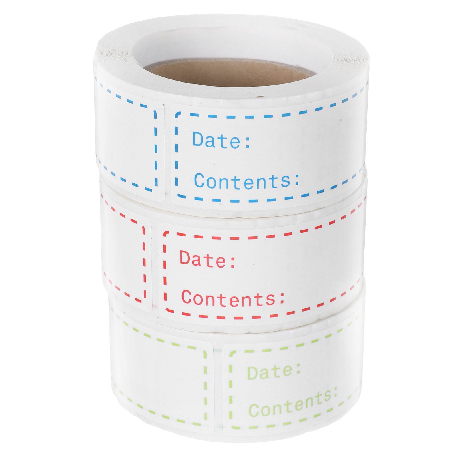 Food Storage Labels - 3 롤 자체 접착식 식품 보관