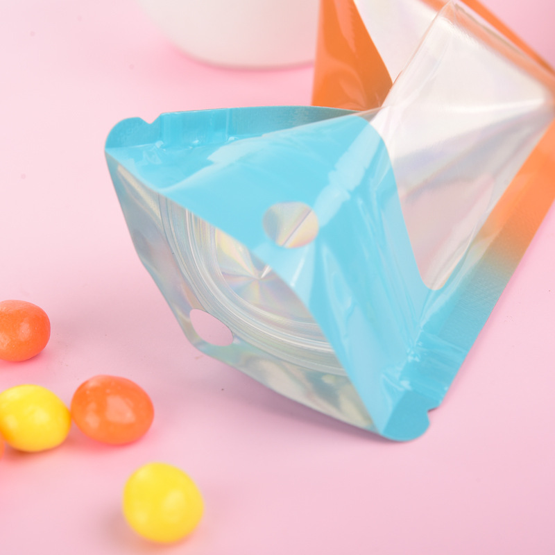 1000Pcs 레이저 색상 그라디언트 지 플락 가방 플 - Food Storage In Mylar Bags 리뷰 및 가격