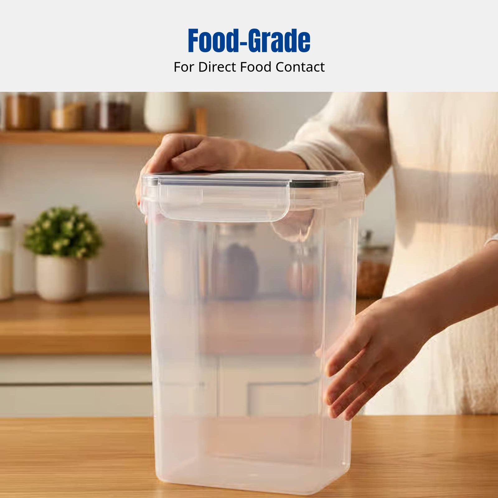 밀폐 식품 보관 용기 세트, 대용량, 투명, 쌓을 수  - Food Storage Kitchen 리뷰 및 가격