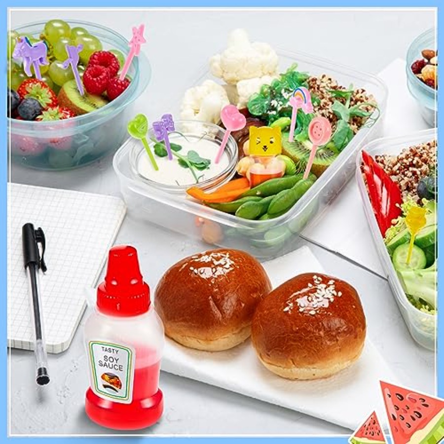 26개 도시락용 간장통, 5개 미니 양념 스퀴즈 병(드 - Condiment Squeeze Bottle 리뷰 및 가격