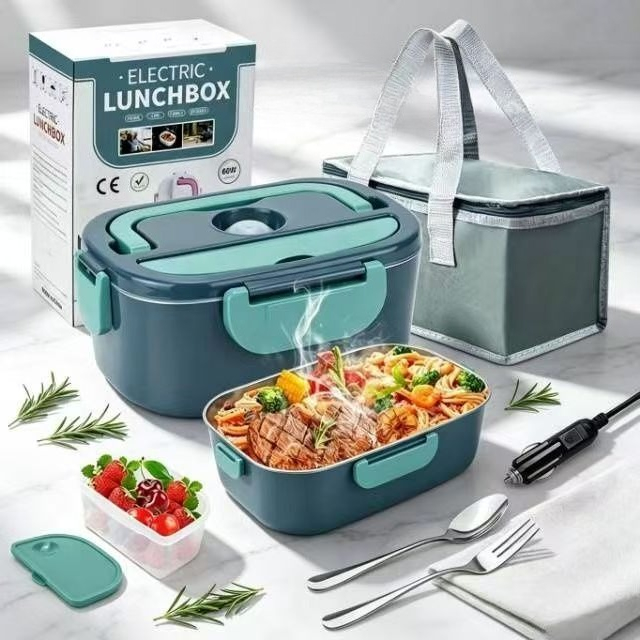 100W 전기 가열 도시락통 1.5L, 304 스테인리 - Food Storage Bag Organizer 리뷰 및 가격