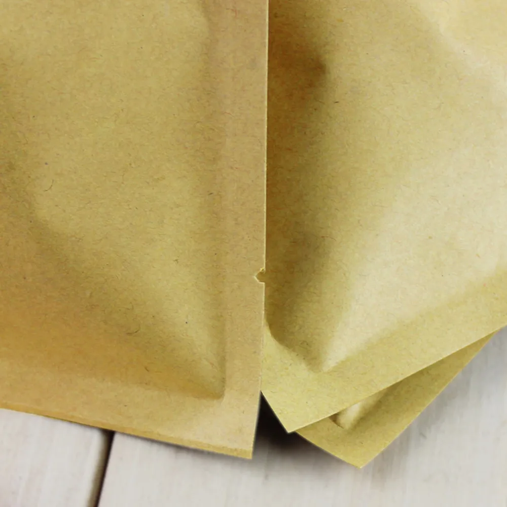 8*12cm 오픈 탑 브라운 크래프트 종이 알루미늄 호 - Food Storage In Mylar Bags 리뷰 및 가격