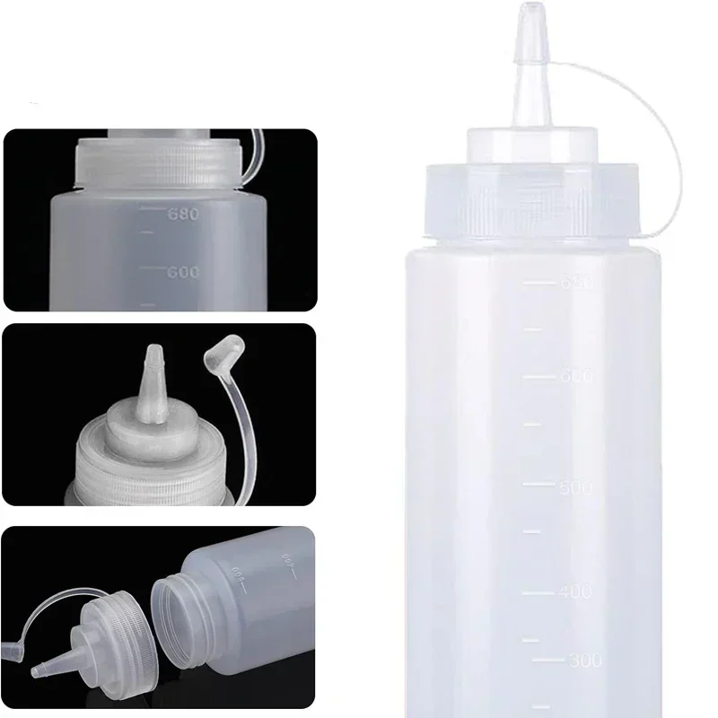 1Pcs Empty120ml-1000ml PE 플라스틱 - Condiment Squeeze Bottle 리뷰 및 가격