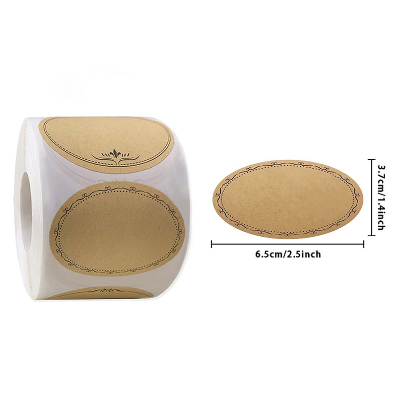 250개 스티커/롤 2.5*1.4인치 크라프트지 가정용 - Food Storage Labels 리뷰 및 가격