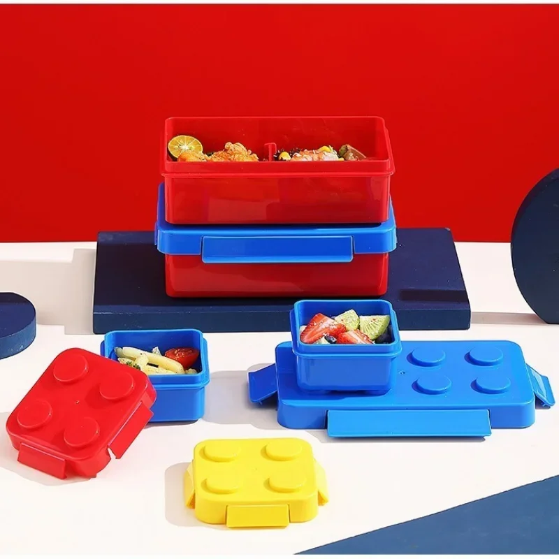 어린이 DIY 블록 도시락 재미있는 벤토 음식 보관 용 - Food Storage Building 리뷰 및 가격