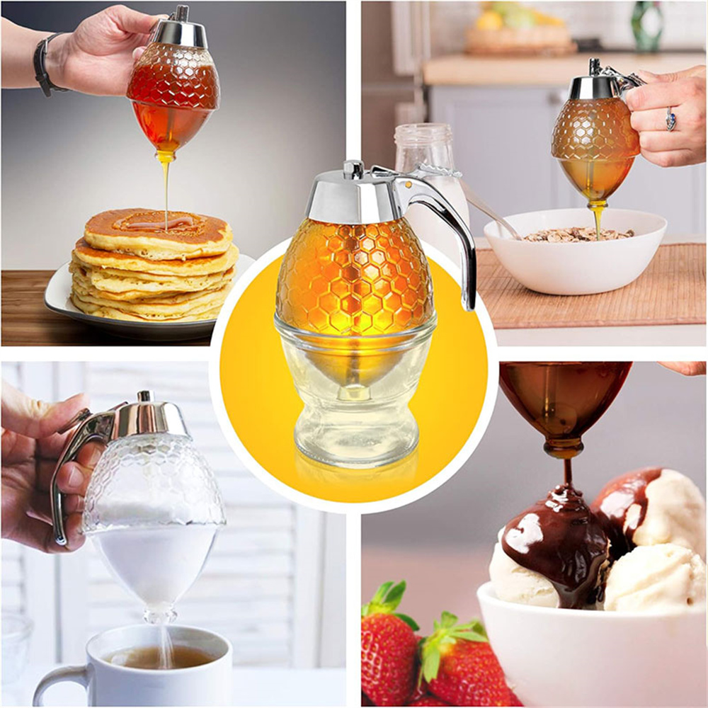 1개입 무드립 꿀 디스펜서 스탠드 포함, 주스 시럽 컵 - Condiment Squeeze Bottle 리뷰 및 가격
