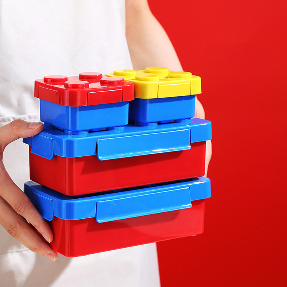 창의적이고 재미있는 블록 조립 도시락 - 어린이용 전자 - Food Storage Building 리뷰 및 가격
