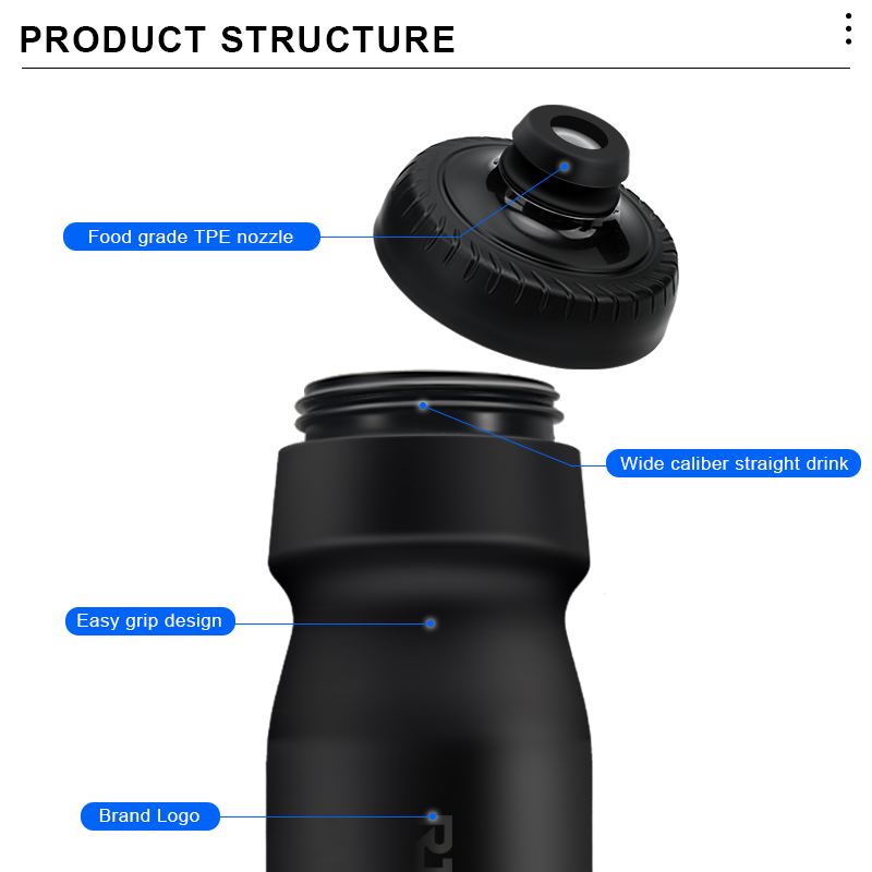 550/650ML 자전거 물병 고품질 PP5 무취 야외 - Condiment Squeeze Bottle 리뷰 및 가격