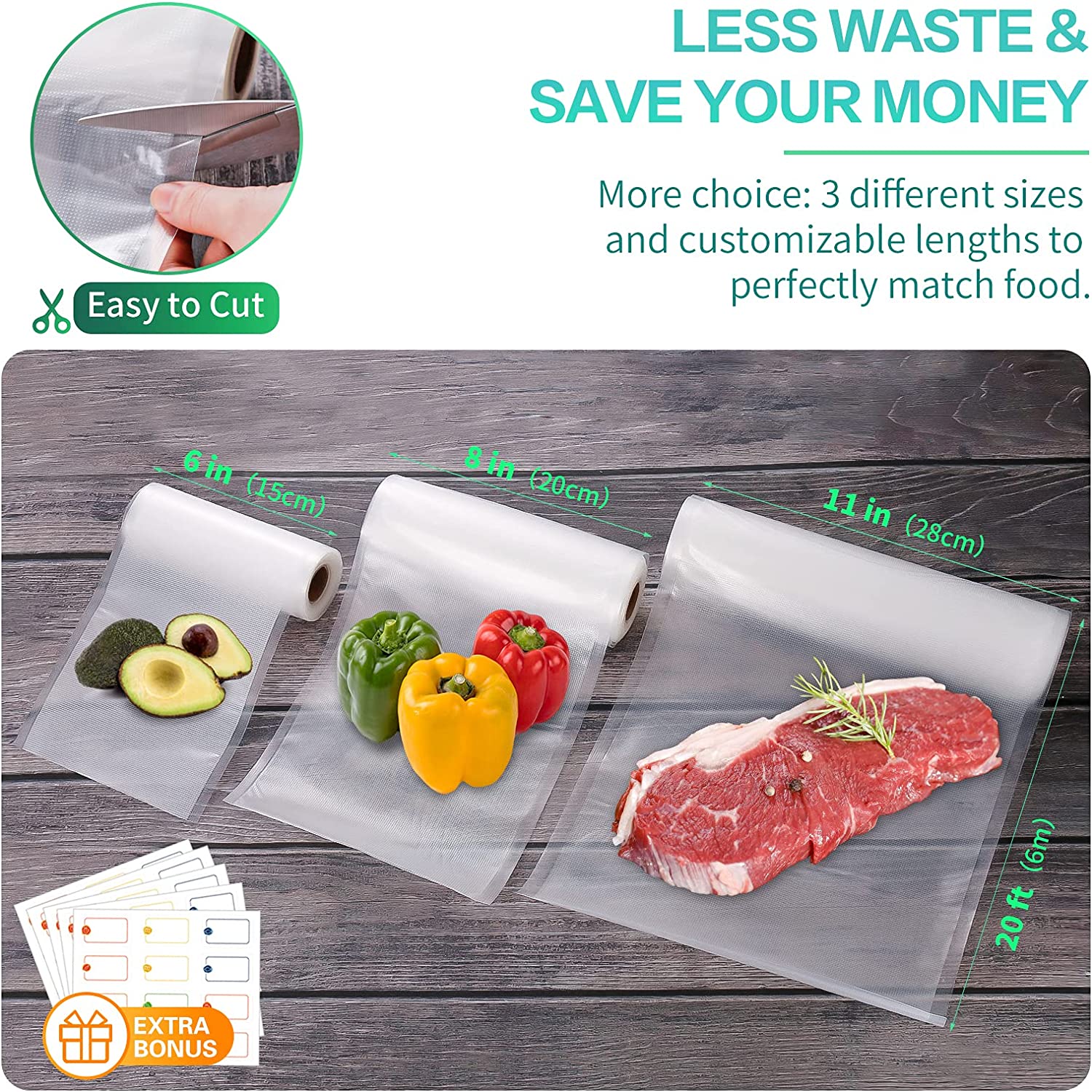 진공 식품 포장용 주방 가방 진공 밀봉 가방 수비드 보 - Food Storage Zip Bags 리뷰 및 가격