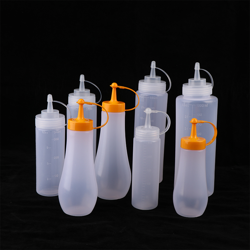 새로운! 250-1000ml 조미료 짜는 병 케첩 머스 - Condiment Squeeze Bottle 리뷰 및 가격