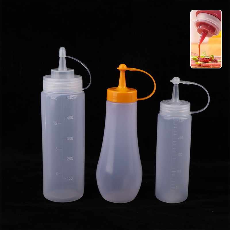 새로운! 250-1000ml 조미료 짜는 병 케첩 머스 - Condiment Squeeze Bottle 리뷰 및 가격