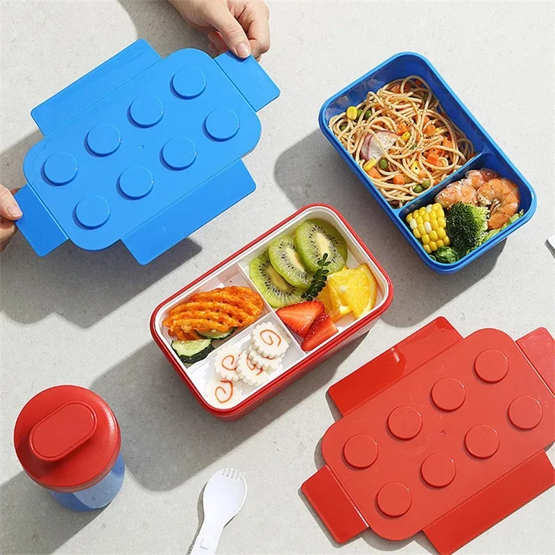 도시락 상자 DIY 빌딩 블록 어린이를위한 휴대용 모듈 - Food Storage Building 리뷰 및 가격