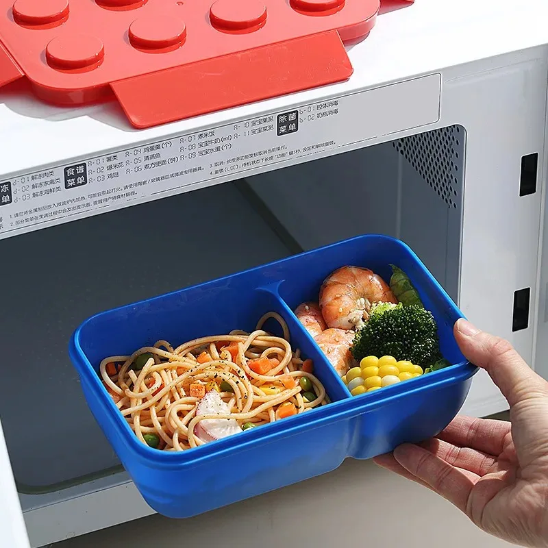 도시락 상자 DIY 빌딩 블록 어린이를위한 휴대용 모듈 - Food Storage Building 리뷰 및 가격