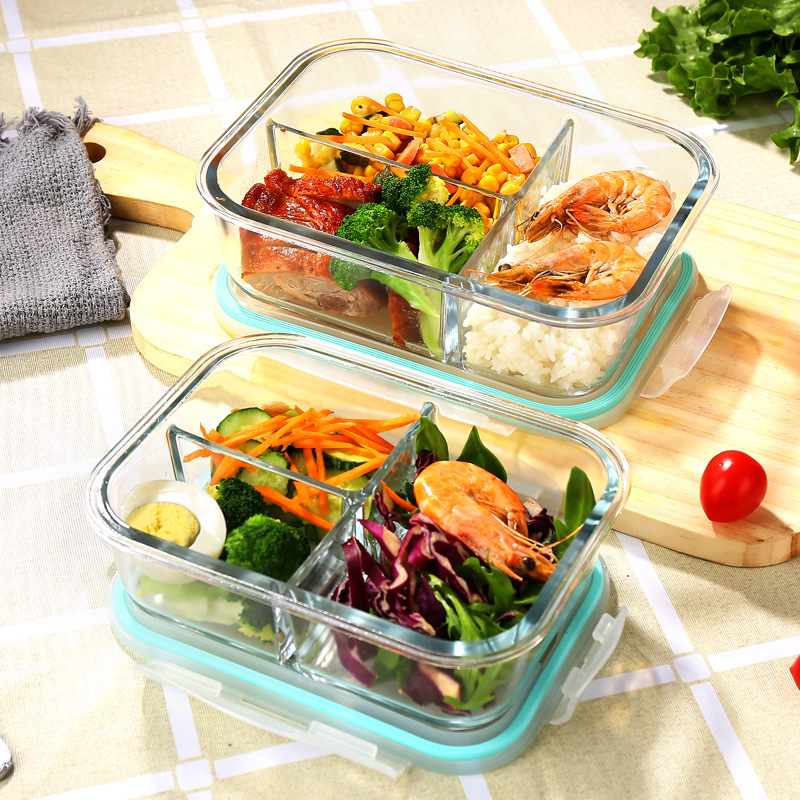 유리 신선도 유지 용기 고붕규산염 내열 전자레인지 도시 - Food Storage Square Containers 리뷰 및 가격