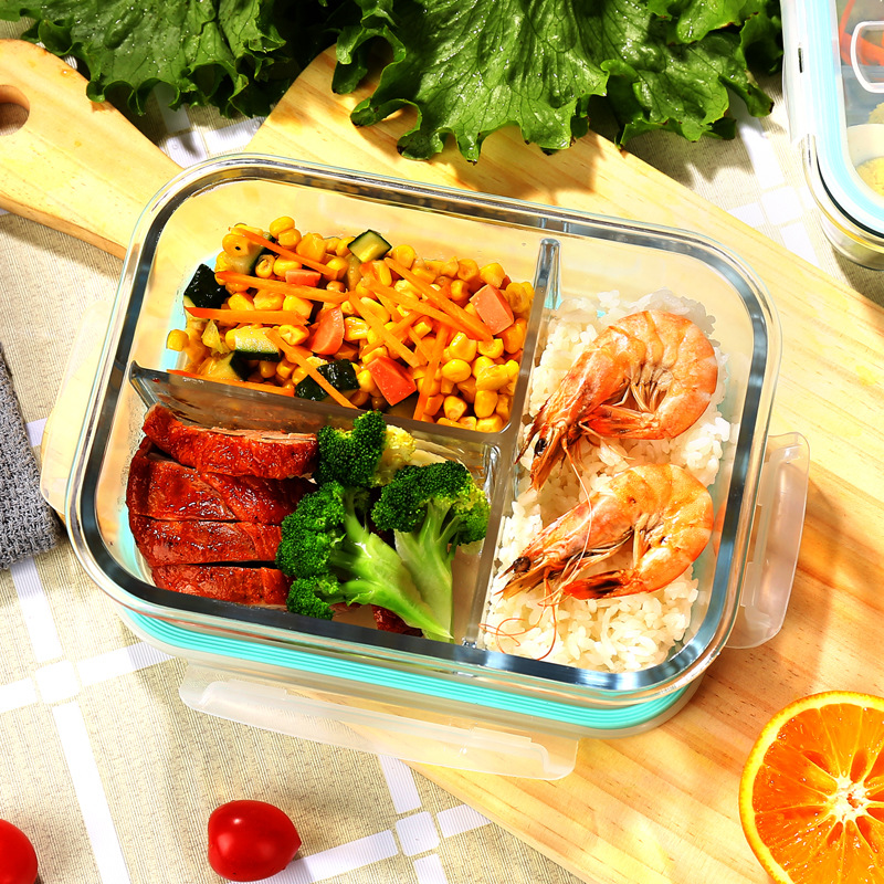 유리 신선도 유지 용기 고붕규산염 내열 전자레인지 도시 - Food Storage Square Containers 리뷰 및 가격