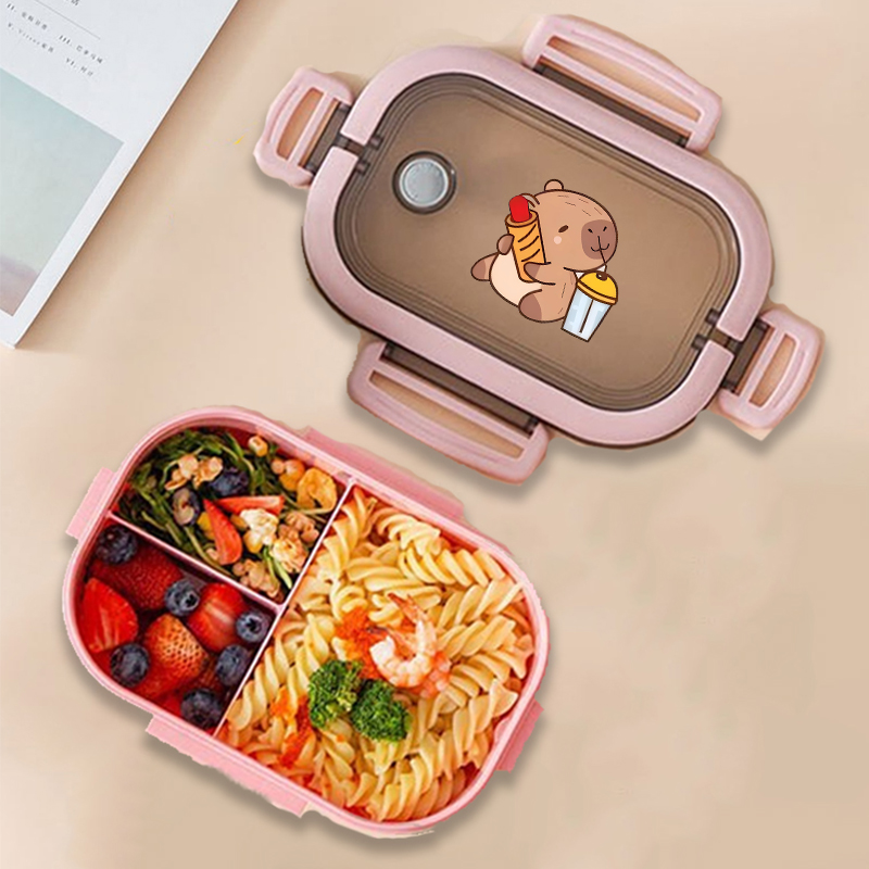Capybara 도시락 상자 애니메이션 동물 인쇄 식품 - Food Storage Kitchen 리뷰 및 가격