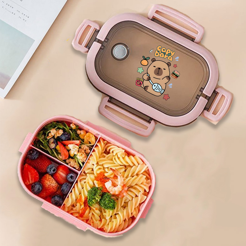 Capybara 도시락 상자 애니메이션 동물 인쇄 식품 - Food Storage Kitchen 리뷰 및 가격