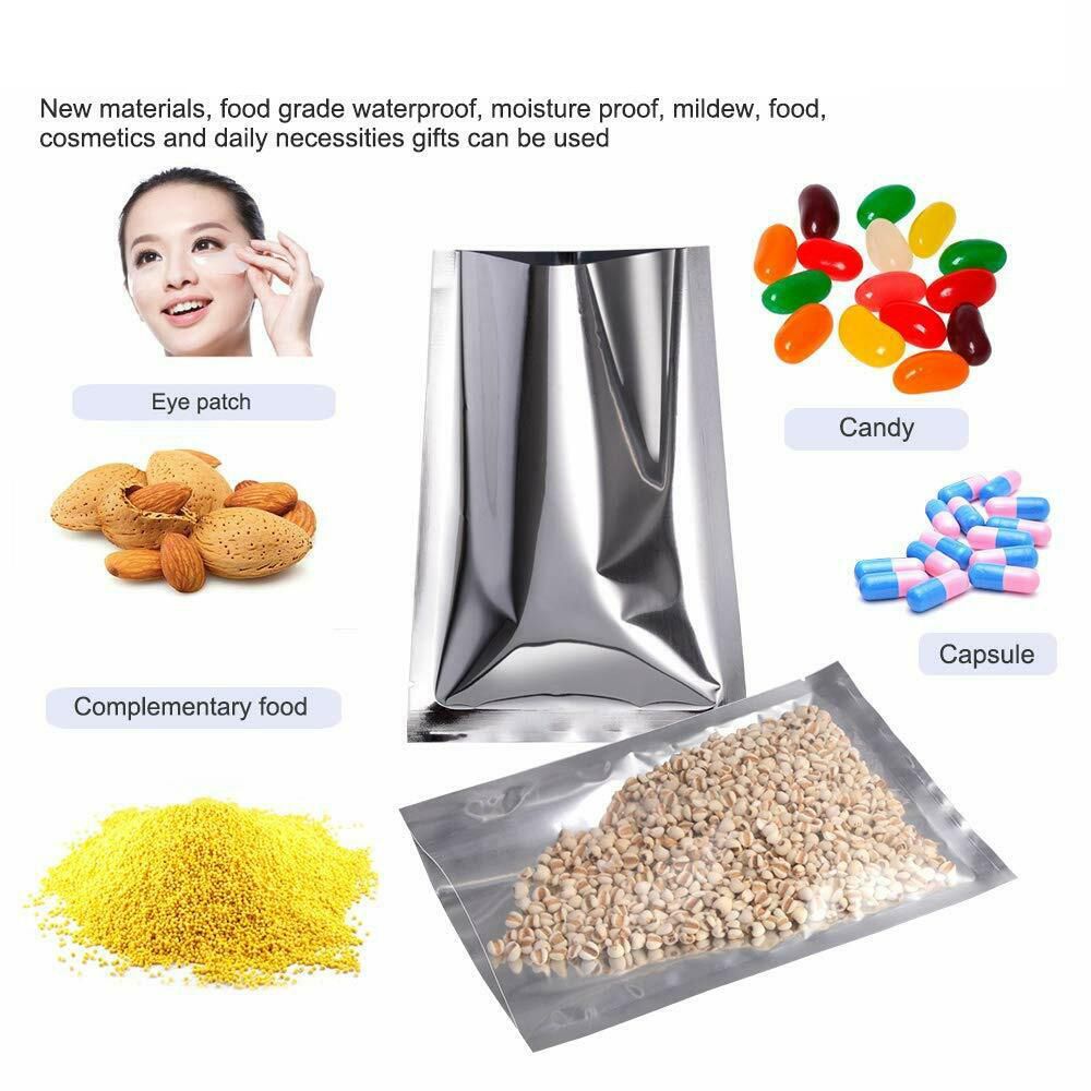 100PCS 방수 식품 등급 주방 용품 진공 실러 보관 - Food Storage Zip Bags 리뷰 및 가격