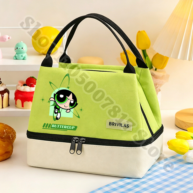 Kawaii The Powerpuffs Girls An - Food Storage Zip Bags 리뷰 및 가격