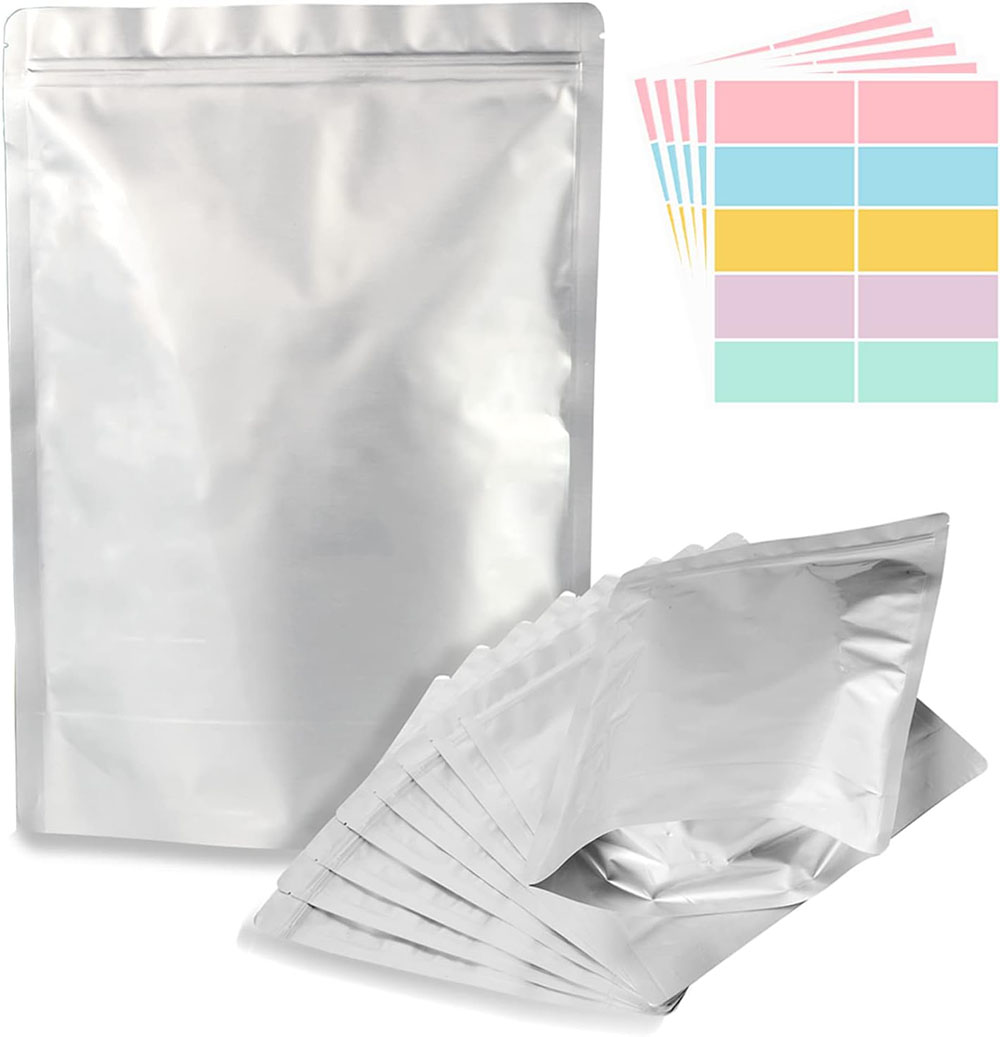 10팩 5갤런 알루미늄 호일 패키지 백 산소 흡수제 포 - Food Storage Oxygen Absorbers 리뷰 및 가격
