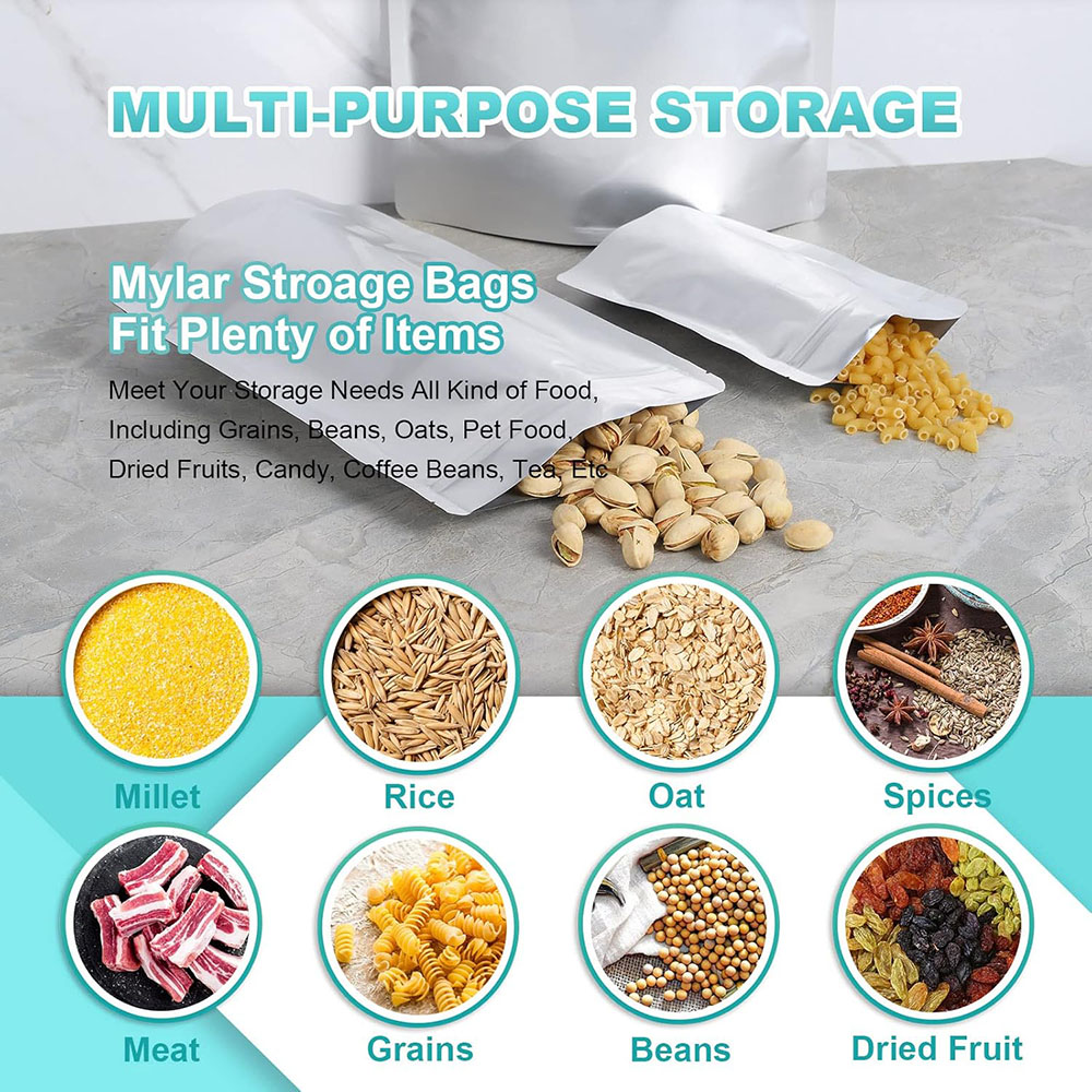 10팩 5갤런 알루미늄 호일 패키지 백 산소 흡수제 포 - Food Storage Oxygen Absorbers 리뷰 및 가격