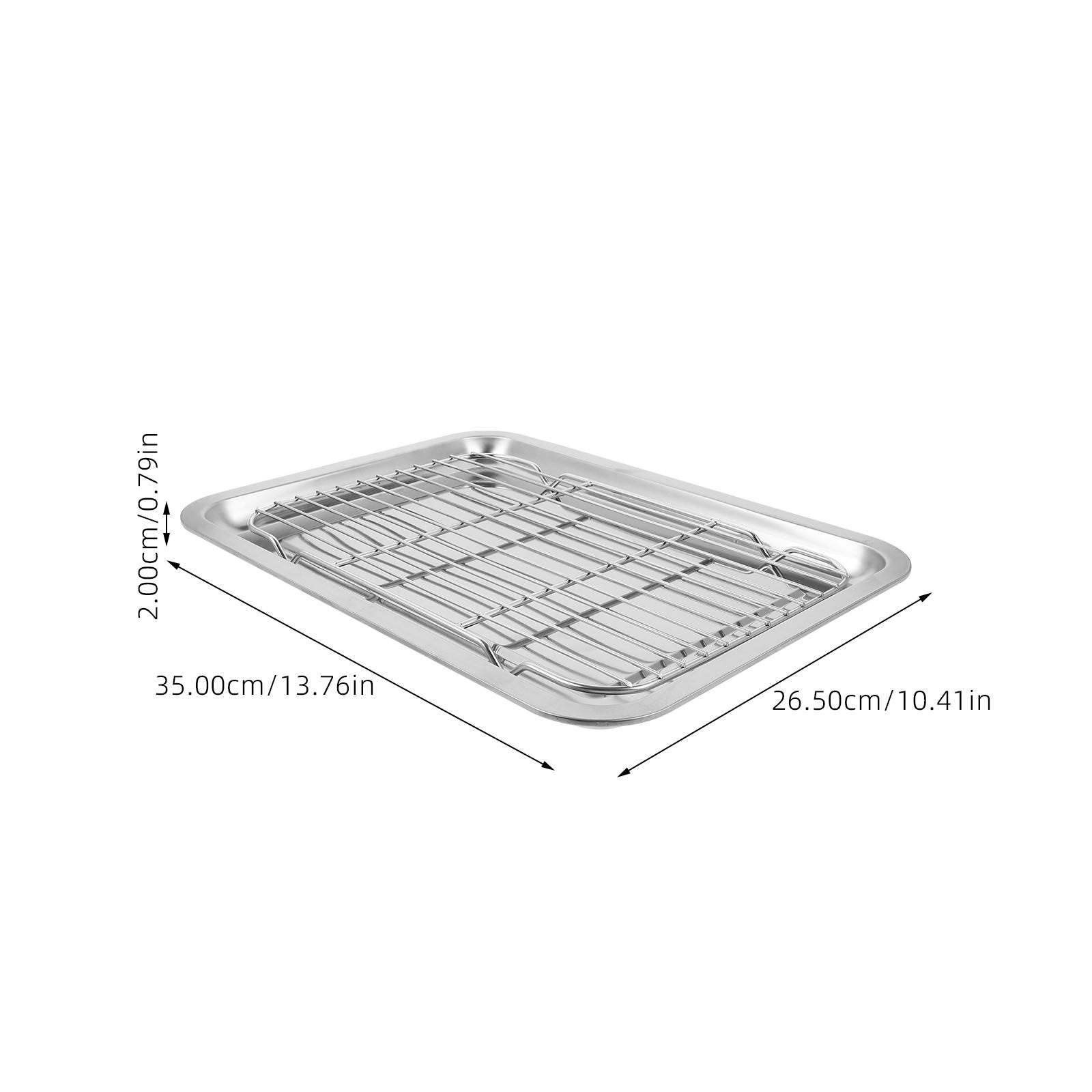 1세트 스테인리스 스틸 와이어 베이킹 랙 쿨링 트레이  - Storage Food Tray 리뷰 및 가격