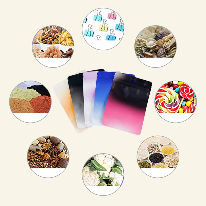 1000개/묶음 10.5x15cm 컬러 그라데이션 지퍼 - Food Storage In Mylar Bags 리뷰 및 가격