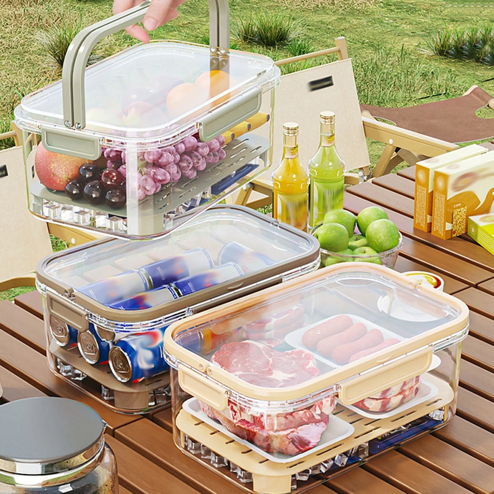휴대용 식품 저장 용기 야외 피크닉 캠핑 사용을위한 배 - Food Storage Square Containers 리뷰 및 가격