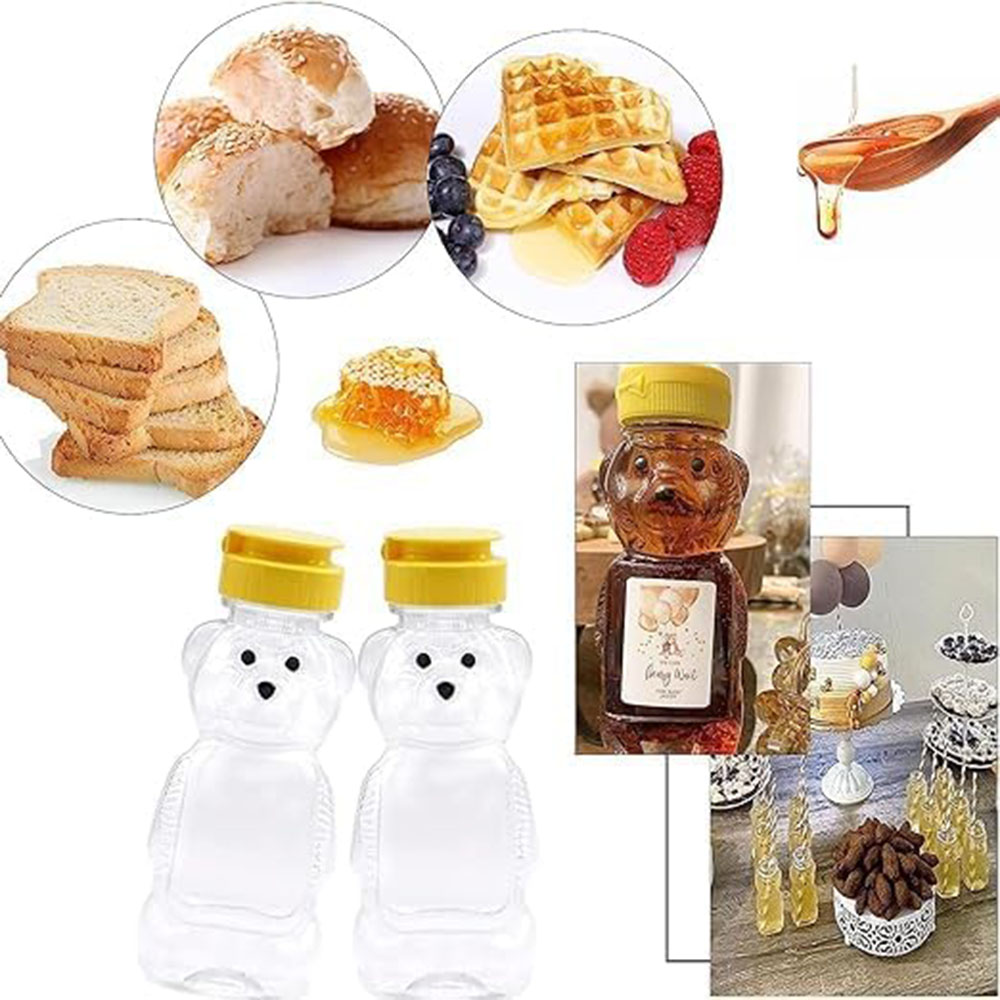 2PCS 플라스틱 곰 꿀 병 항아리, 조미료 보관 및  - Condiment Squeeze Bottle 리뷰 및 가격