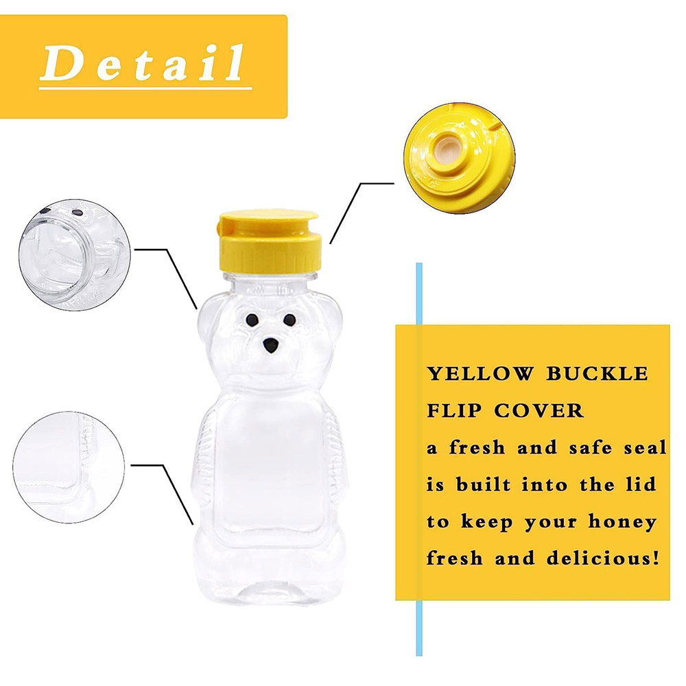 2PCS 플라스틱 곰 꿀 병 항아리, 조미료 보관 및  - Condiment Squeeze Bottle 리뷰 및 가격