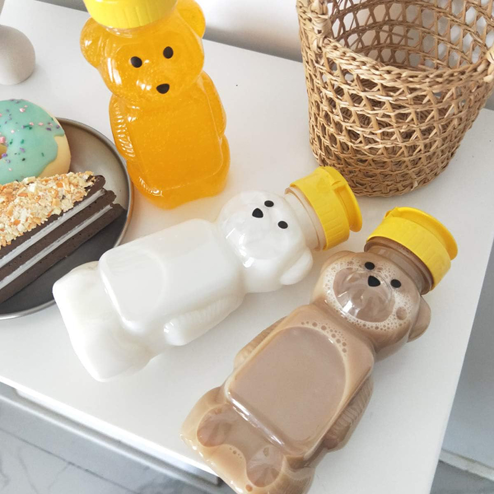 2PCS 플라스틱 곰 꿀 병 항아리, 조미료 보관 및  - Condiment Squeeze Bottle 리뷰 및 가격