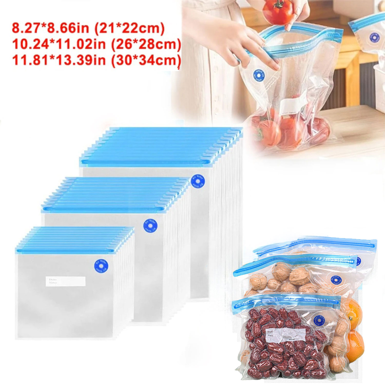 수비드 백 재사용 가능 진공 밀봉 백 진공 식품 보관  - Food Storage Vacuum Bags 리뷰 및 가격
