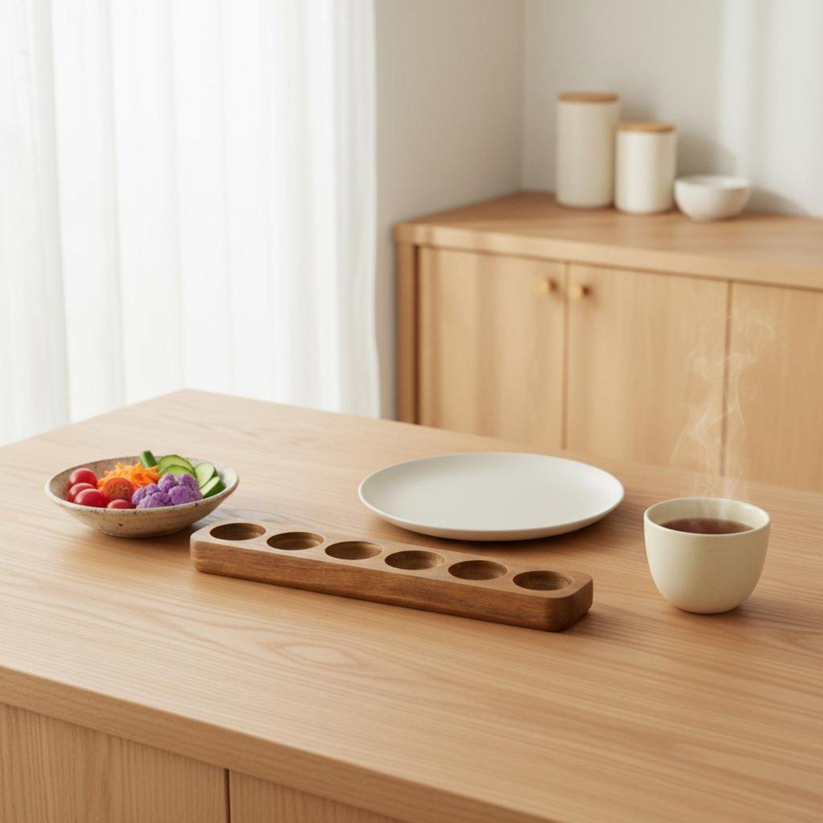 나무로 만든 달걀 받침대, 튼튼하고 두꺼운 구조로 식료 - Food Storage Building 리뷰 및 가격