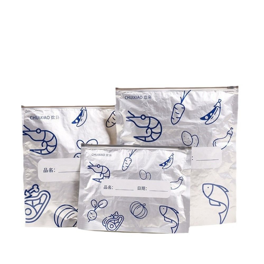 10개/봉투 대용량 알루미늄 호일 식품 보관 백 누수  - Food Storage Zip Bags 리뷰 및 가격
