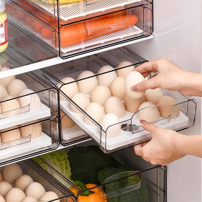 주방 냉장고 식품 보관함 계란 야채 과일 보존 서랍형  - Storage Food Tray 리뷰 및 가격