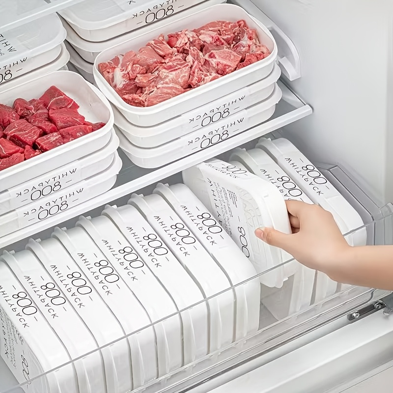 10개 재사용 가능 적층형 식품 보관 용기 세트 5개  - Food Storage Square Containers 리뷰 및 가격