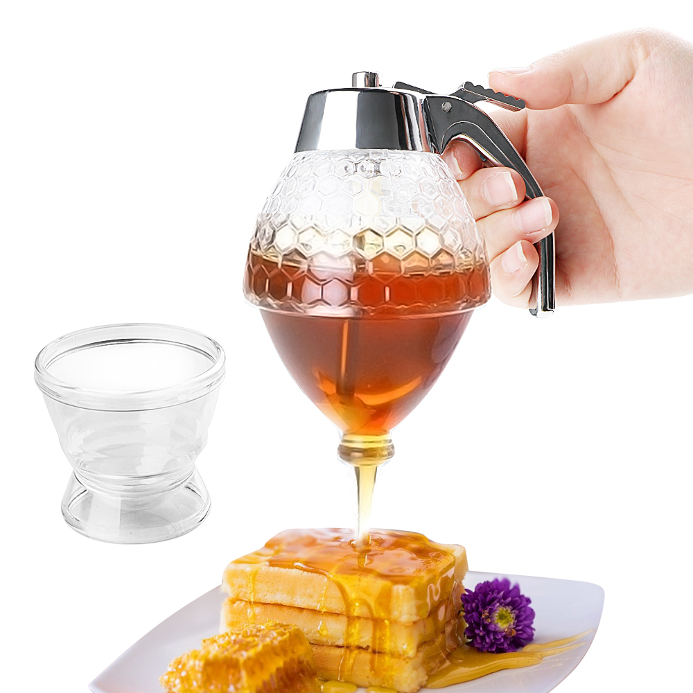 꿀병 스퀴즈 병 보관 용기 스탠드 주방용품 주스 시럽  - Condiment Squeeze Bottle 리뷰 및 가격
